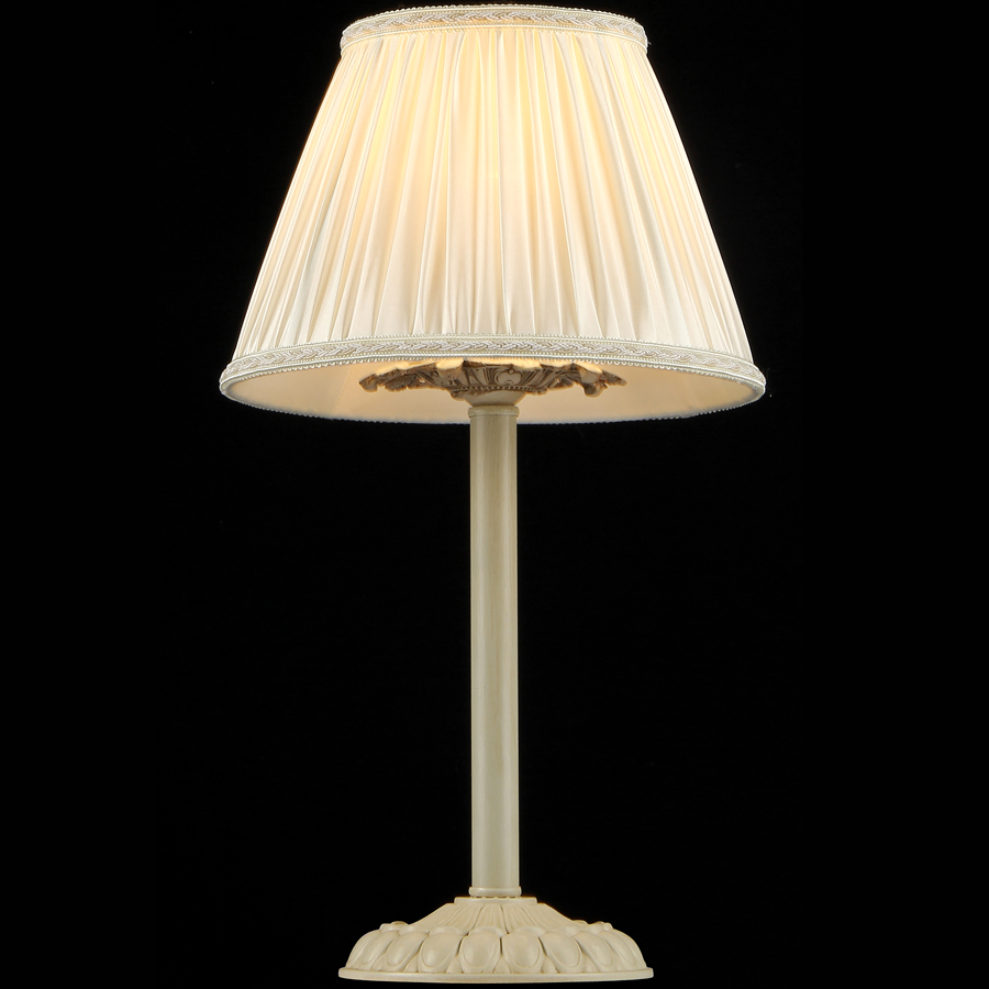 Настольная лампа Maytoni ARM326-00-W Elegant, с абажуром