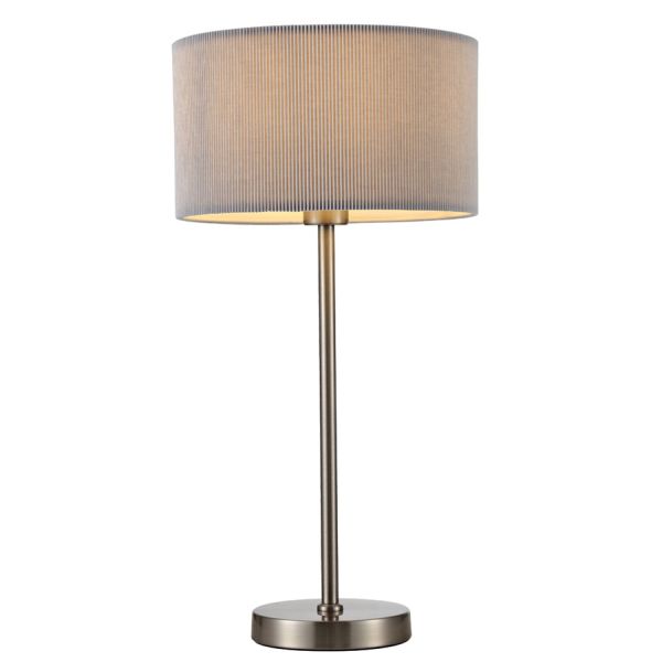 Лампа настольная с абажуром Arte Lamp A1021LT-1SS MALLORCA