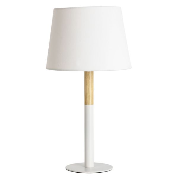 Лампа настольная с абажуром Arte Lamp A2102LT-1WH Connor