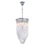 Delight Collection KR0116P-3 CHROME Murano Glass