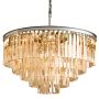  Delight Collection KR0387P-10A CHROME/AMBER 1920s Odeon