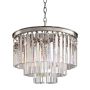  Delight Collection KR0387P-6 CHROME/CLEAR 1920s Odeon