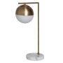   Garda Decor 22-88228 Geneva Glass Table Lamp
