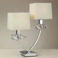 Лампа настольная с абажуром Mantra 0940 AKIRA CREAM