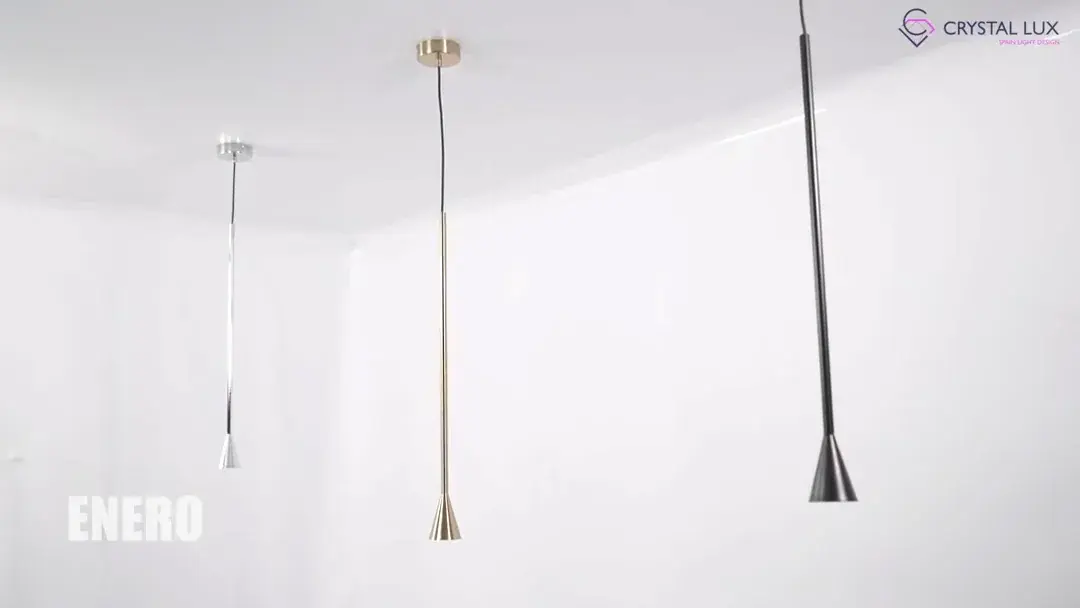 Видеообзор — Светильник Crystal Lux ENERO SP1 BRASS — бронза