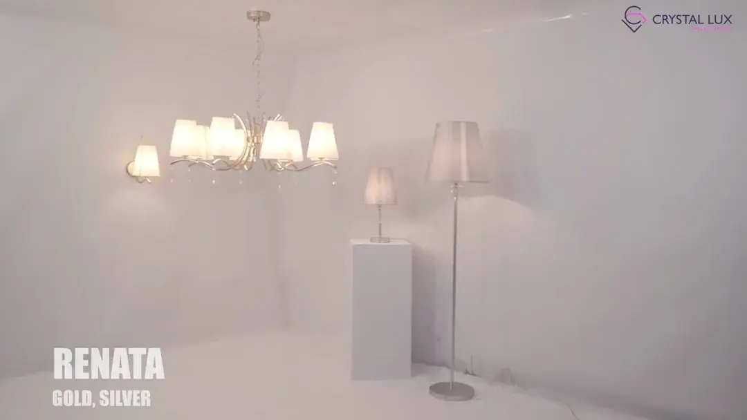 Видеообзор — Бра Crystal Lux RENATA AP1 GOLD — золотой