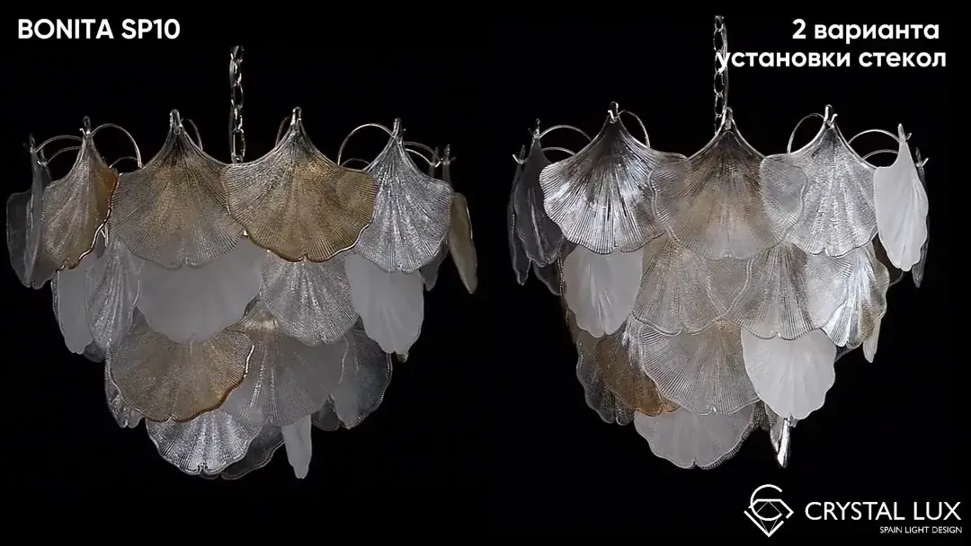 Видеообзор — Светильник Crystal Lux BONITA SP14 L1200 — латунь