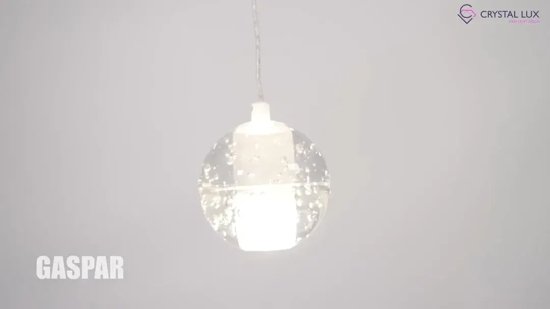 Видеообзор — Светильник Crystal Lux GASPAR SP1 WHITE — белый