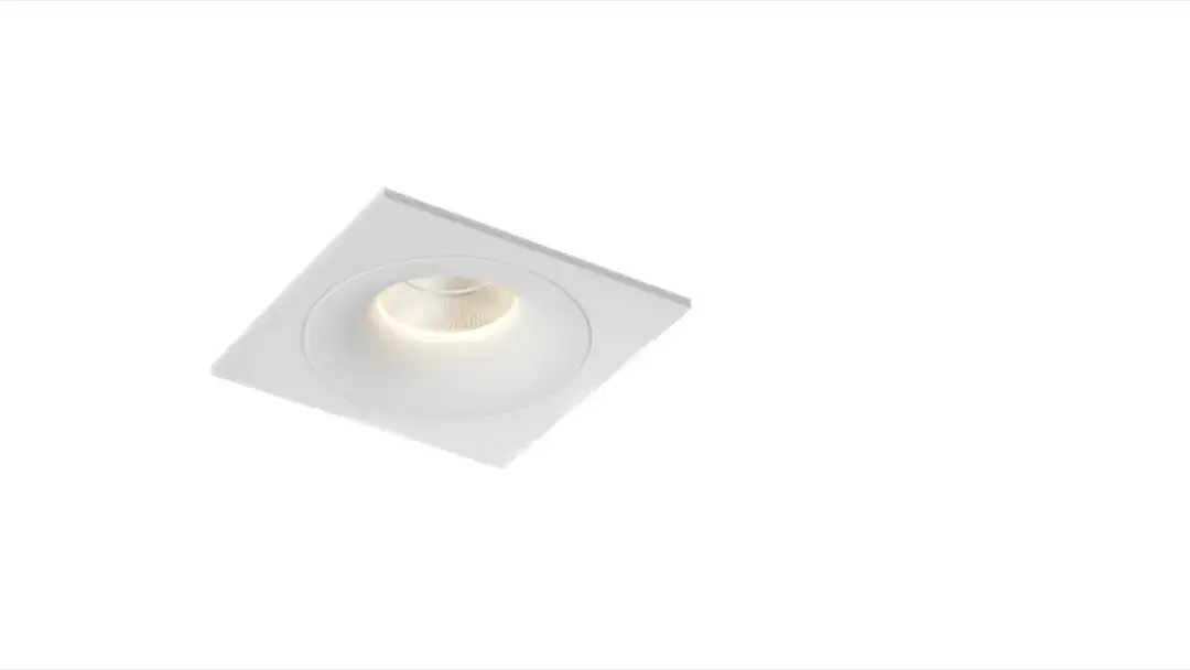 Видеообзор — Точечный светильник Ledron LOFT SQ White-Gold — белый