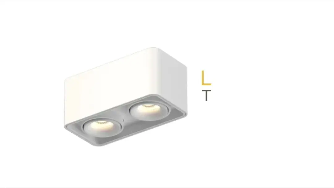 Видеообзор — Точечный светильник Ledron TUBING 2 Black-Gold — черный