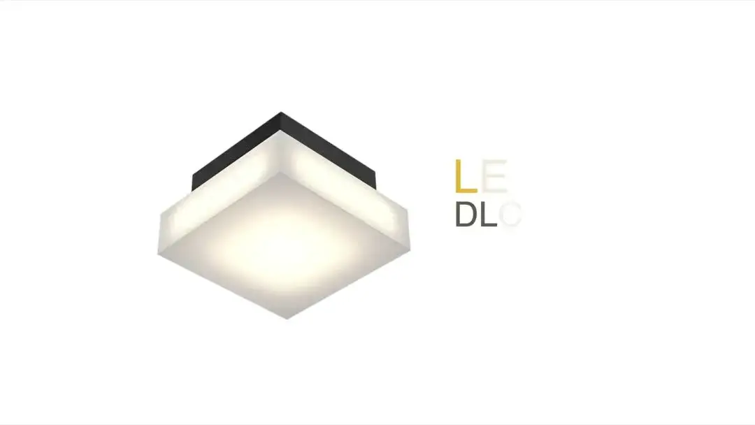Видеообзор — Светильник для ванной комнаты Ledron DLC79012/4W Black — черный