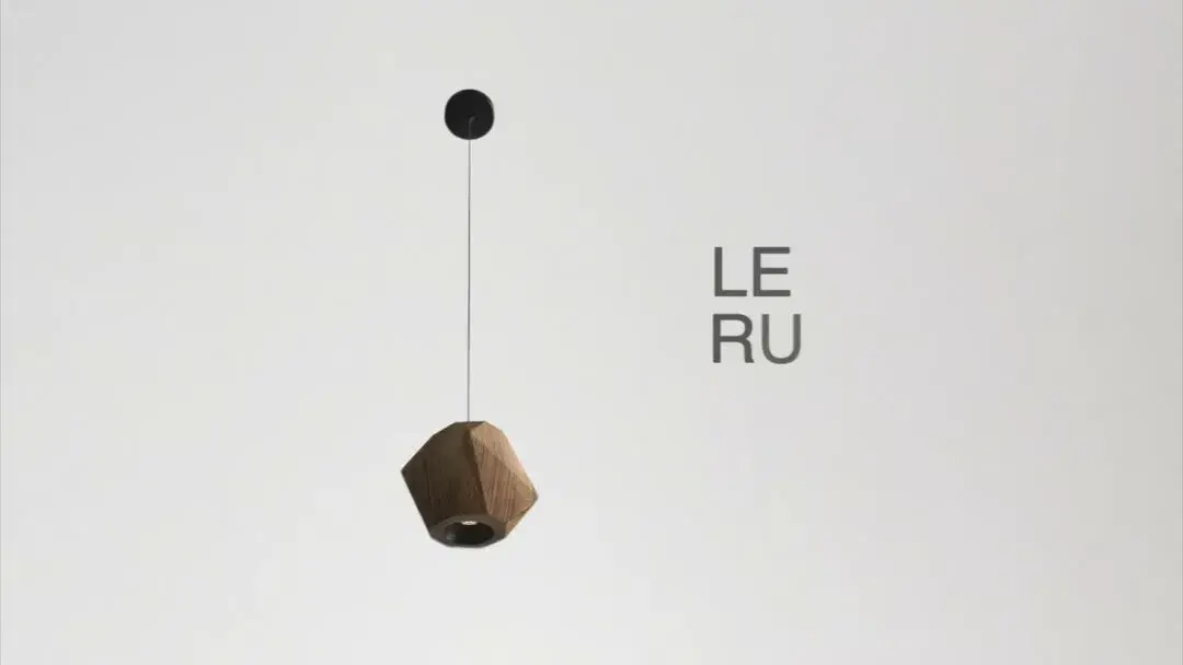 Видеообзор — Светильник Ledron RUBIK 2 Wooden — черный