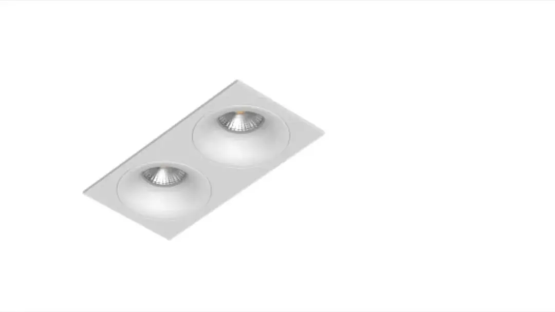 Видеообзор — Точечный светильник Ledron MJ1003 SQ2 White-Black — белый