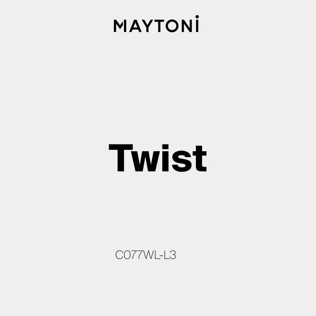 Видеообзор — Бра Maytoni TWIST — черный