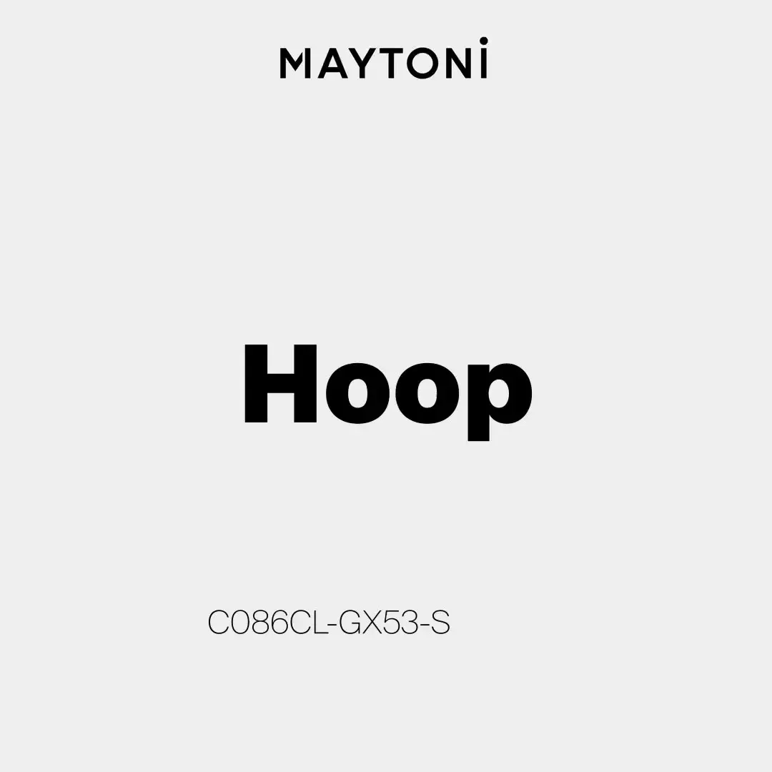 Видеообзор — Накладной точечный светильник Maytoni HOOP — черный