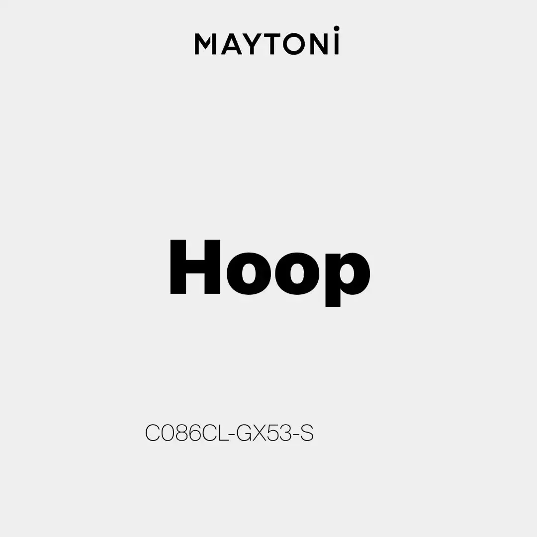 Видеообзор — Накладной точечный светильник Maytoni HOOP — серебряный