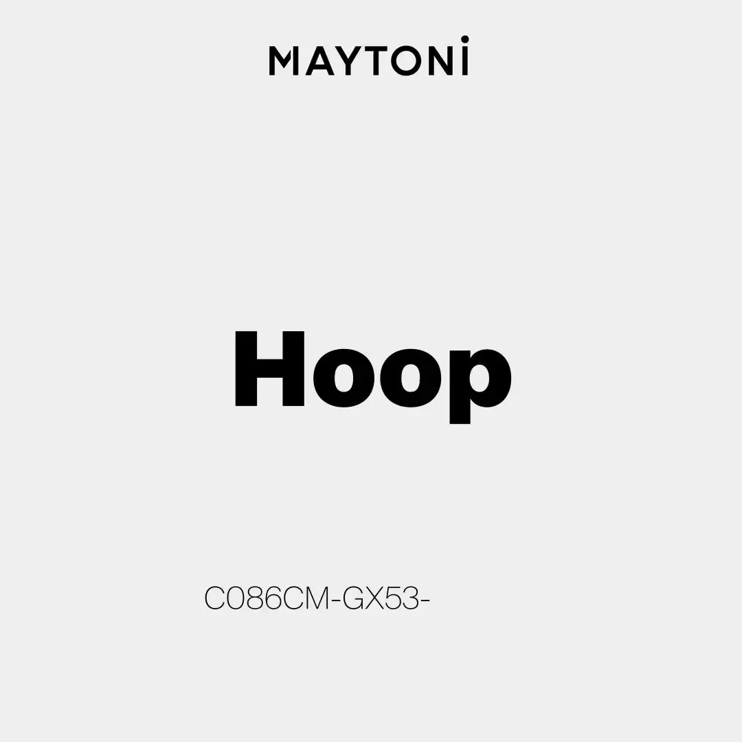 Видеообзор — Накладной точечный светильник Maytoni HOOP — черный