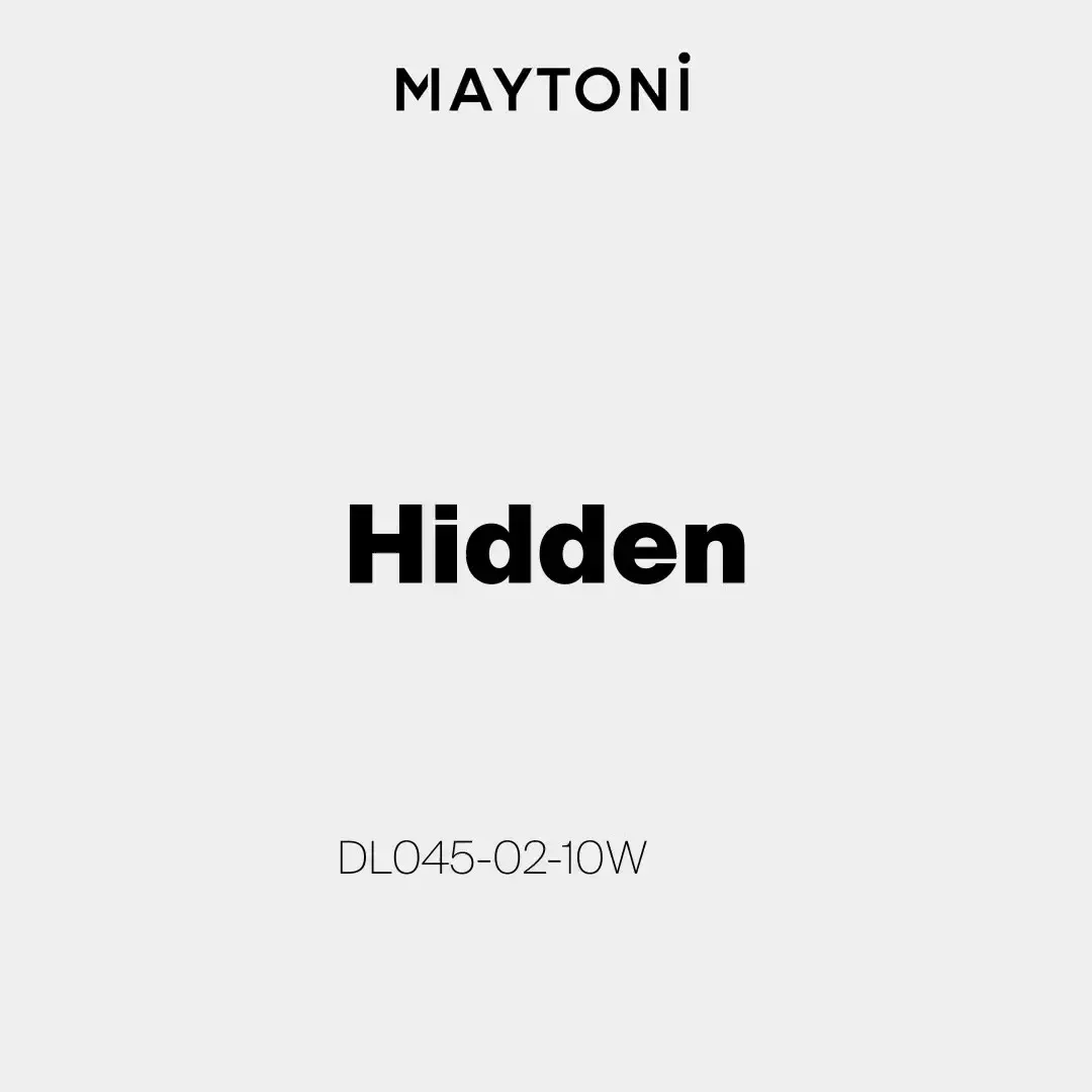 Видеообзор — Встраиваемый точечный светильник Maytoni HIDDEN — черный
