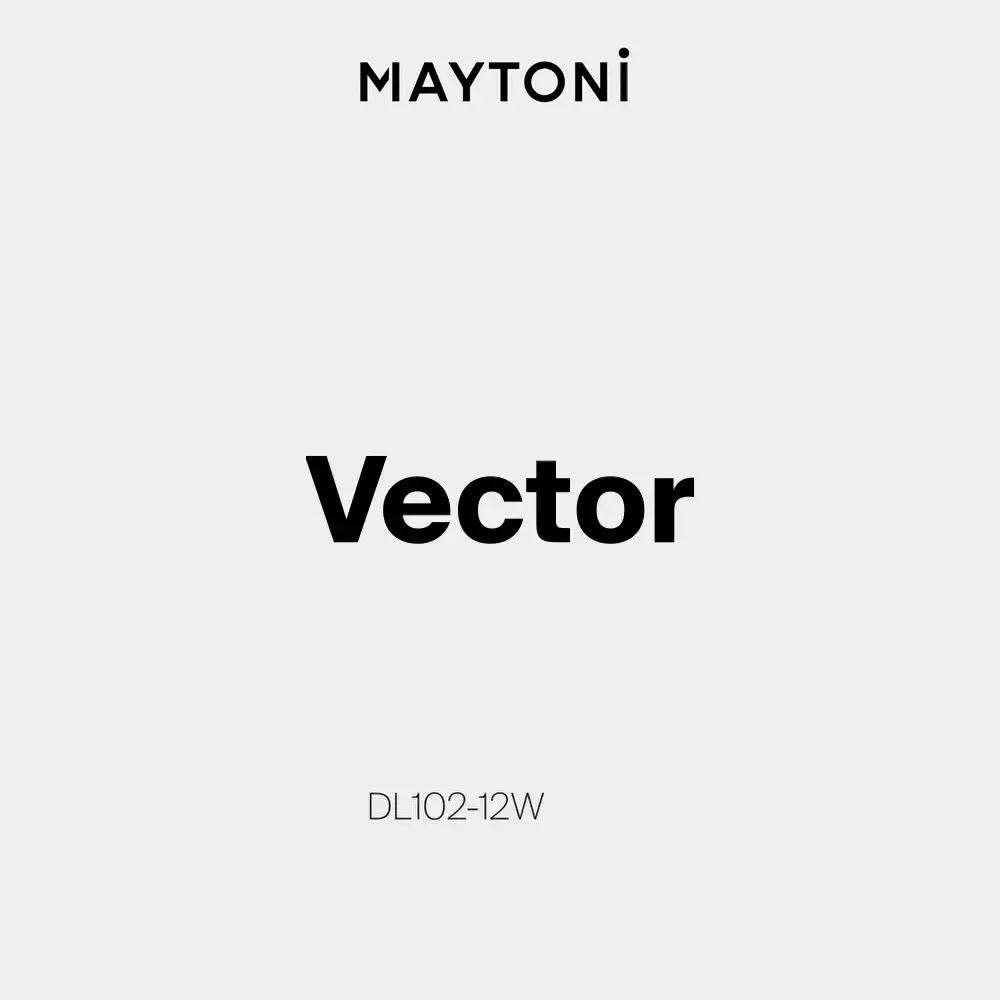Видеообзор — Встраиваемый точечный светильник Maytoni VECTOR — черный