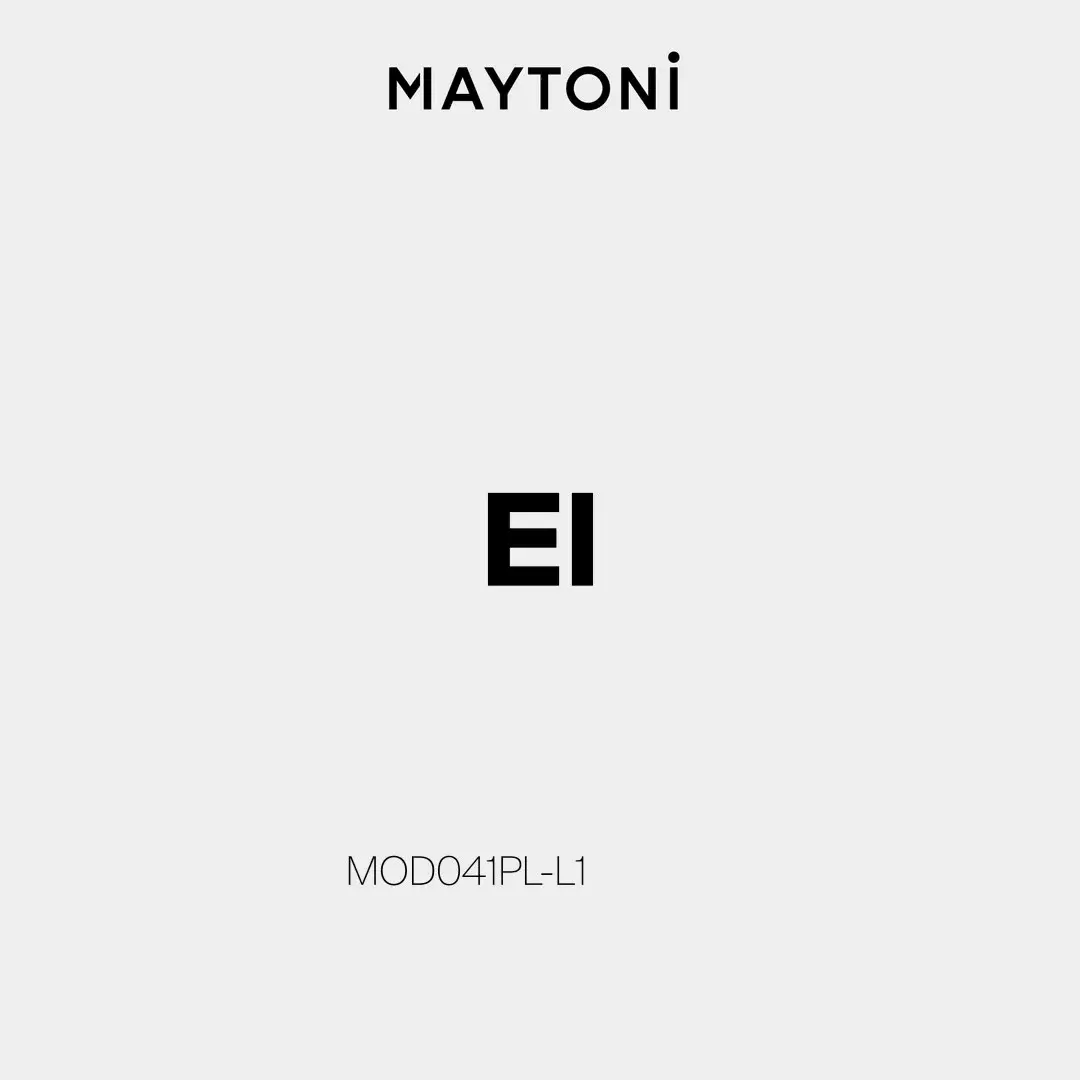 Видеообзор — Подвесной светильник Maytoni EL — белый