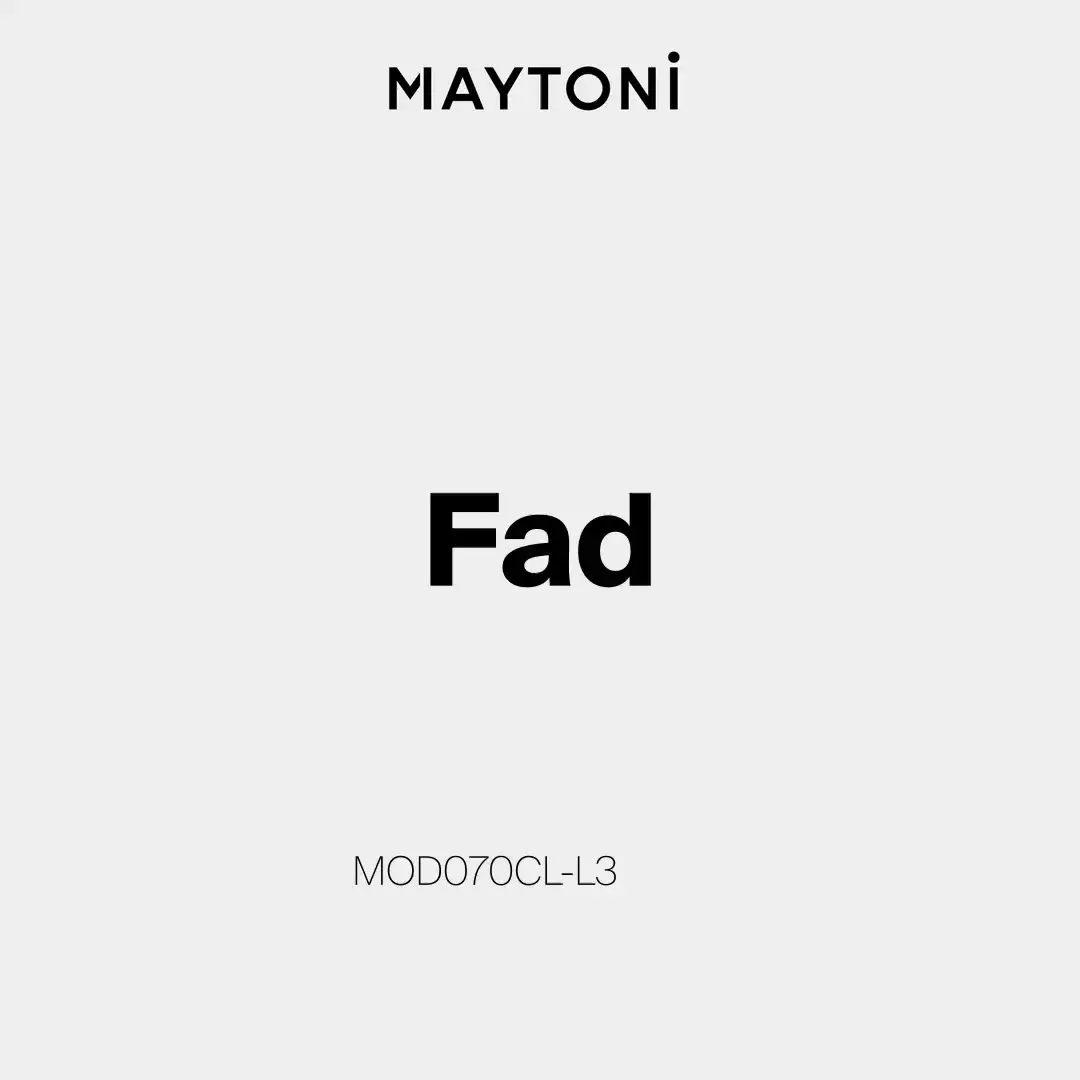 Видеообзор — Потолочный светильник Maytoni FAD — черный