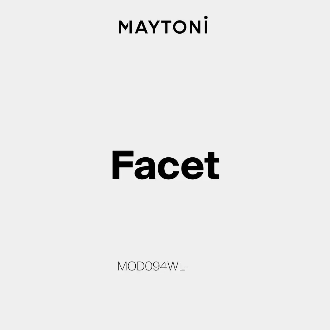 Видеообзор — Накладное бра Maytoni FACET — прозрачный