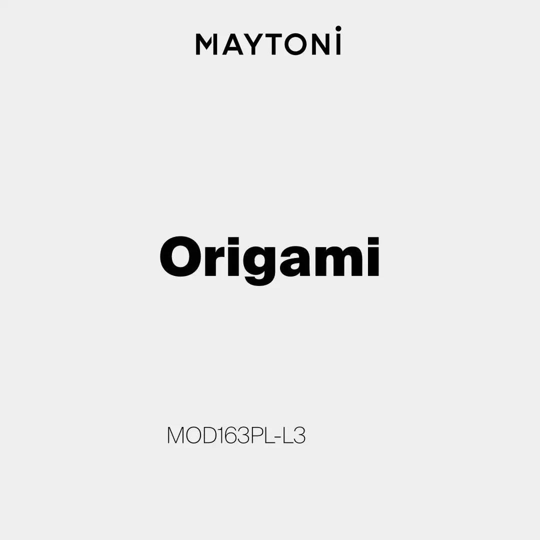 Видеообзор — Подвесной светильник Maytoni ORIGAMI — белый