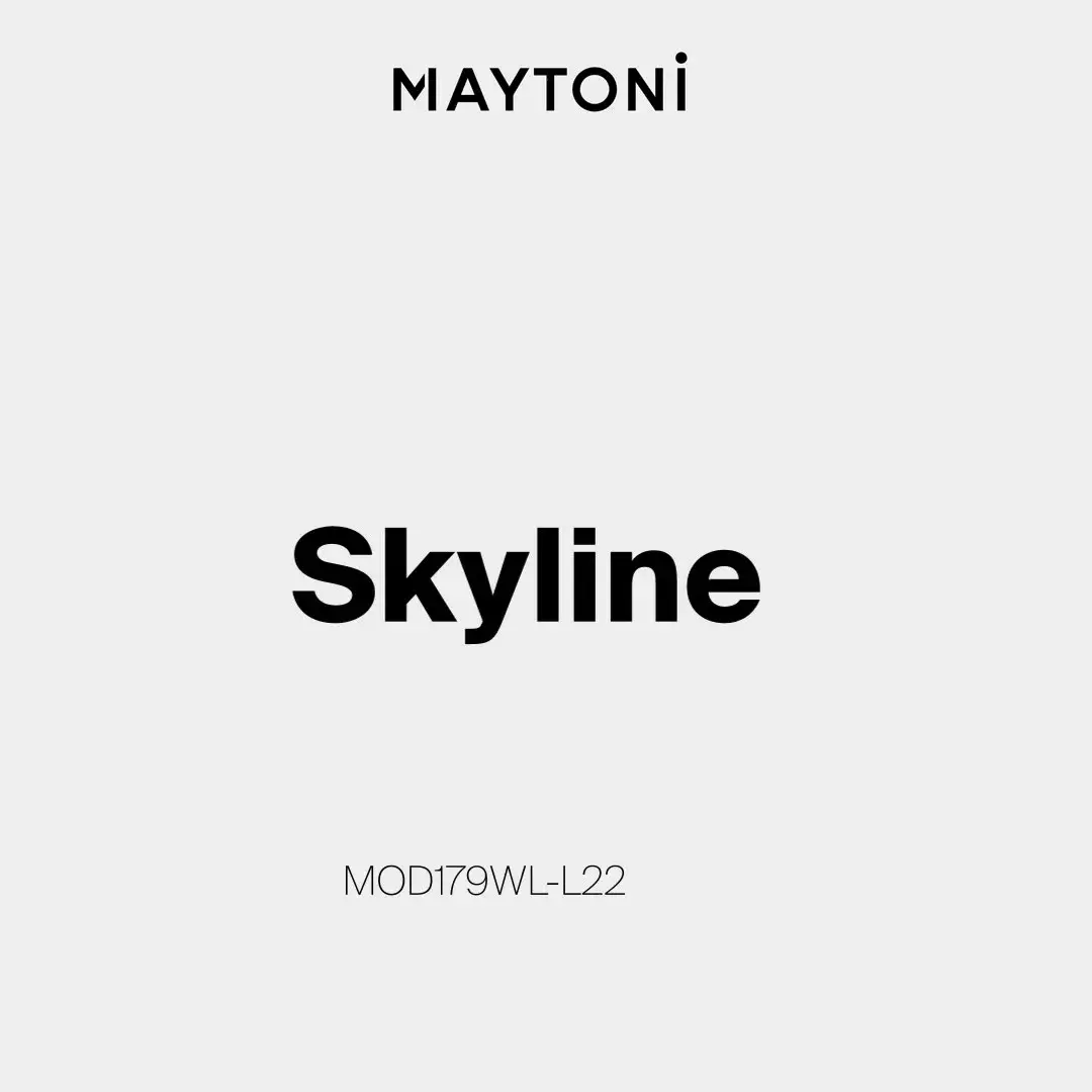 Видеообзор — Накладное бра Maytoni SKYLINE — черный