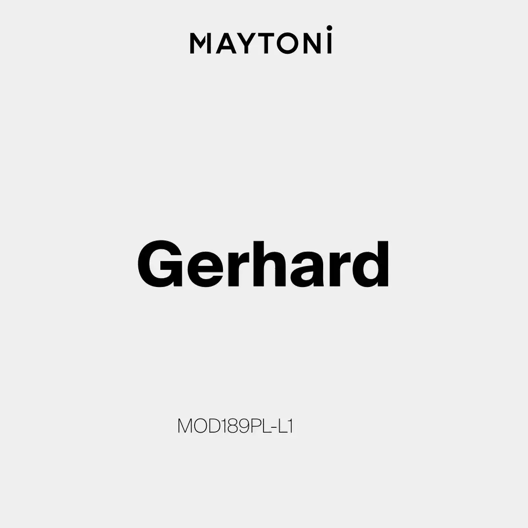 Видеообзор — Подвесной светильник Maytoni GERHARD — черный