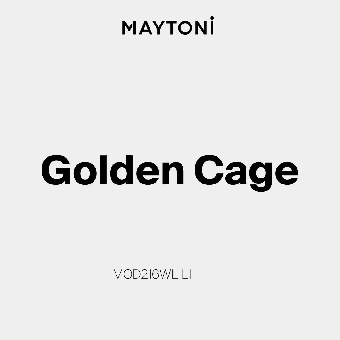 Видеообзор — Бра Maytoni GOLDEN CAGE — золотой