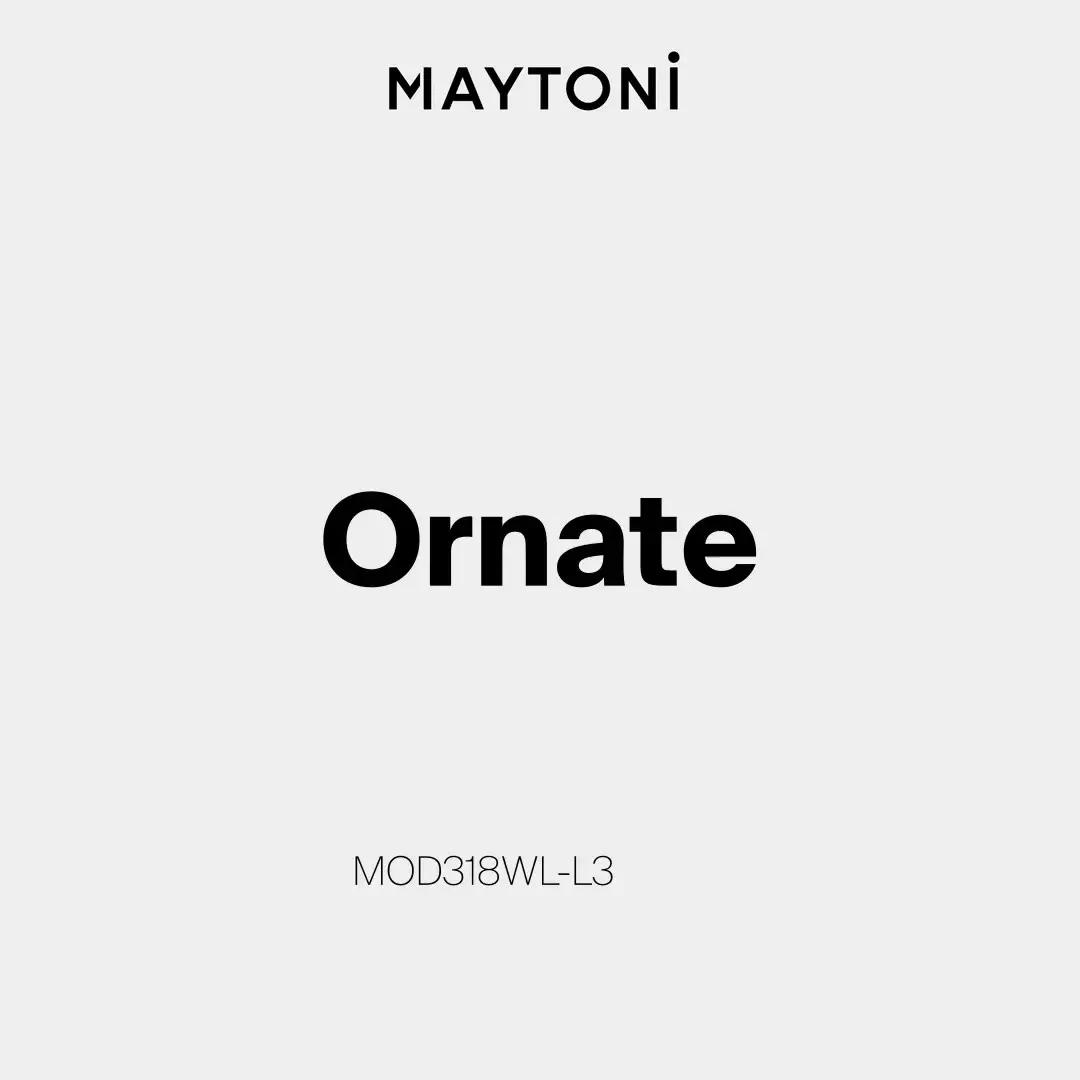 Видеообзор — Накладное бра Maytoni ORNATE — прозрачный