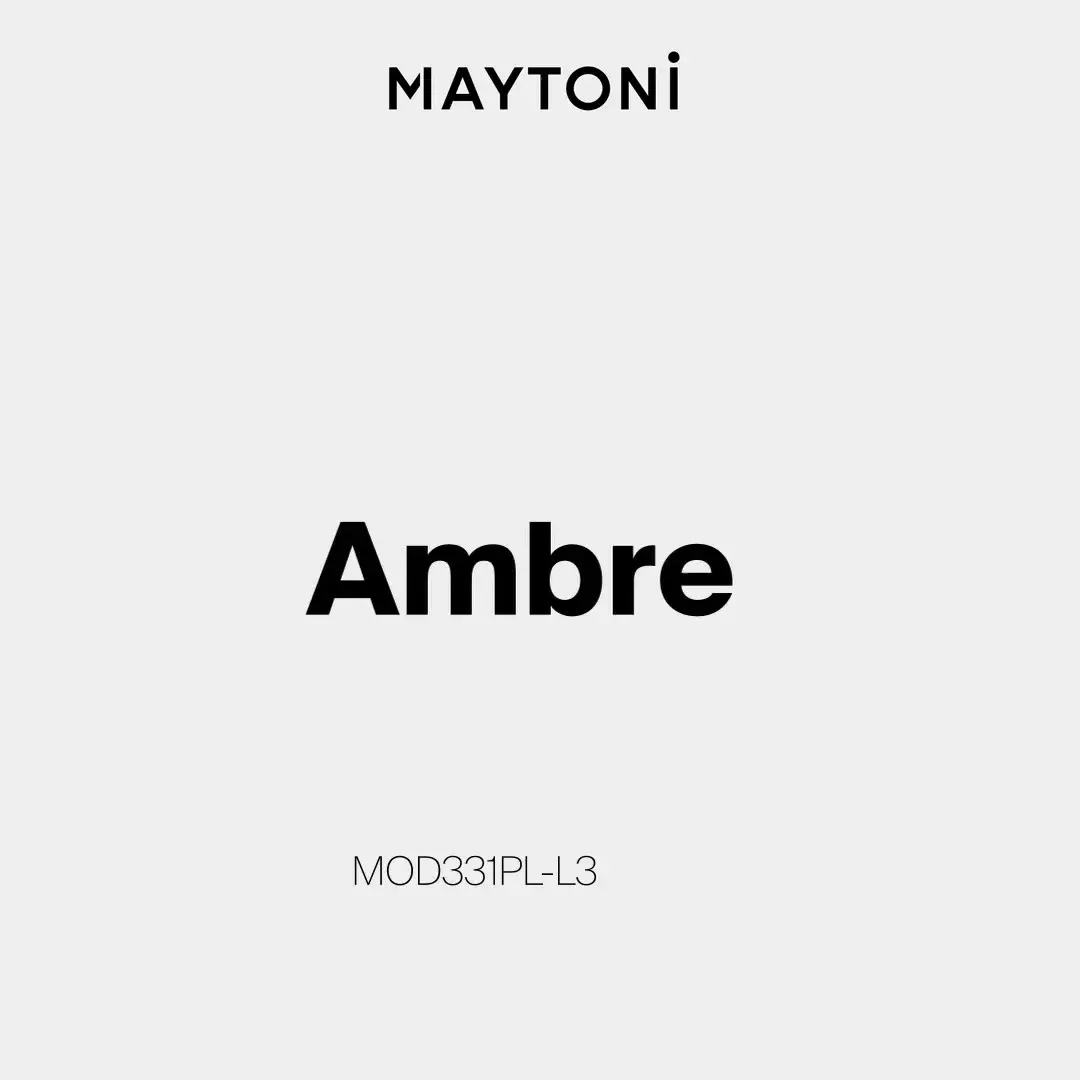 Видеообзор — Подвесной светильник Maytoni AMBRE — янтарный