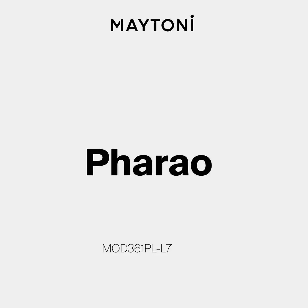 Видеообзор — Подвесной светильник Maytoni PHARAO — прозрачный