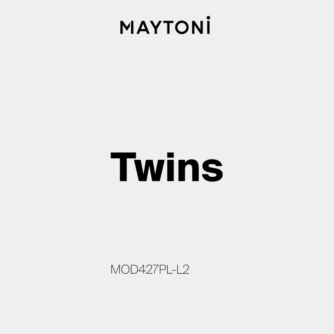 Видеообзор — Подвесной светильник Maytoni TWINS — белый