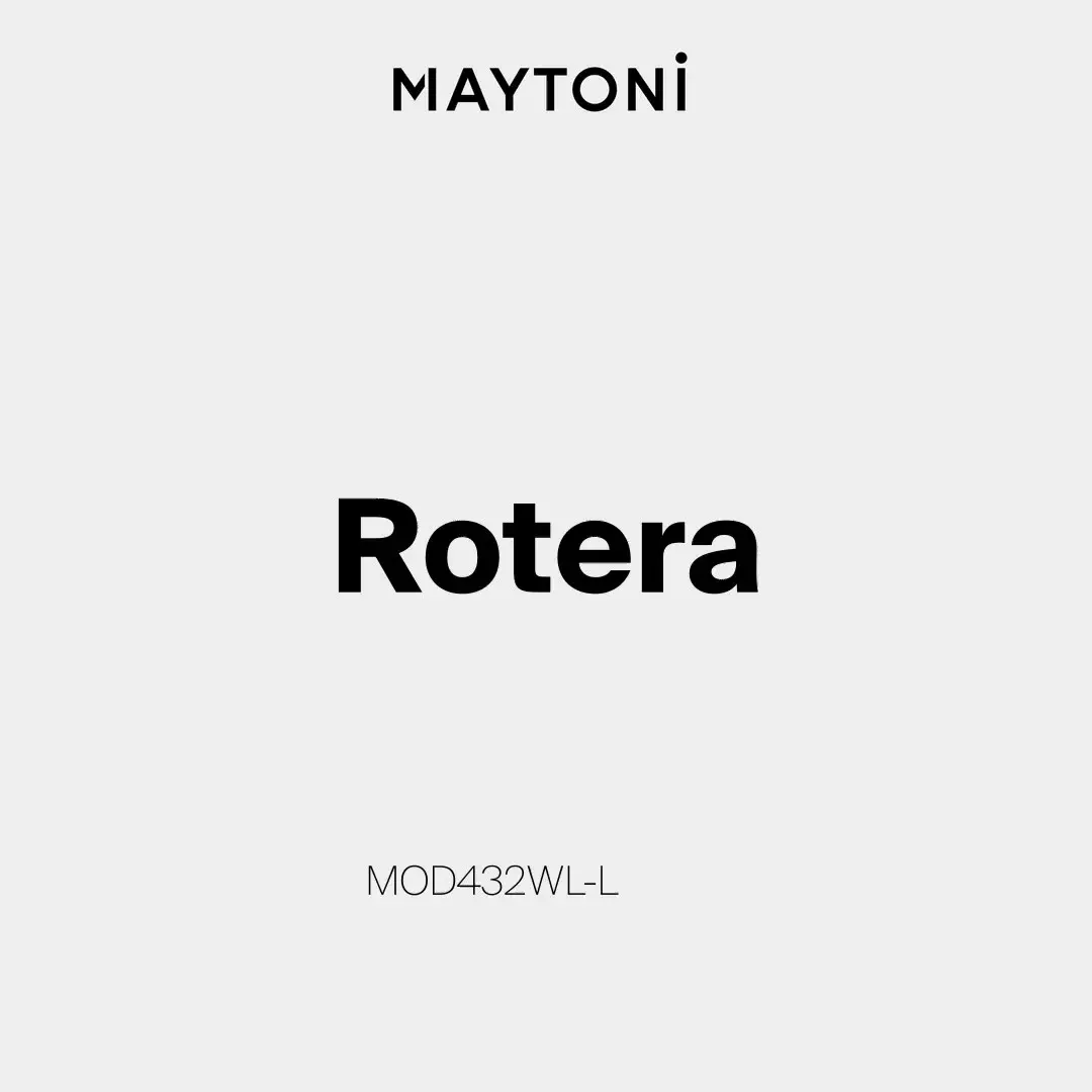 Видеообзор — Накладное бра Maytoni ROTERA — черный
