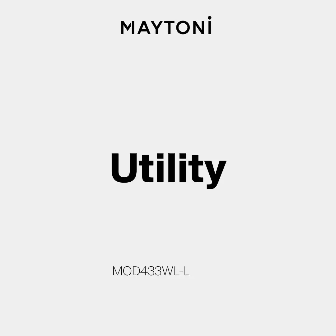 Видеообзор — Бра Maytoni UTILITY — никель