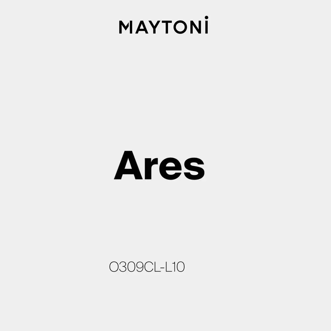 Видеообзор — Уличный светильник Maytoni ARES — черный