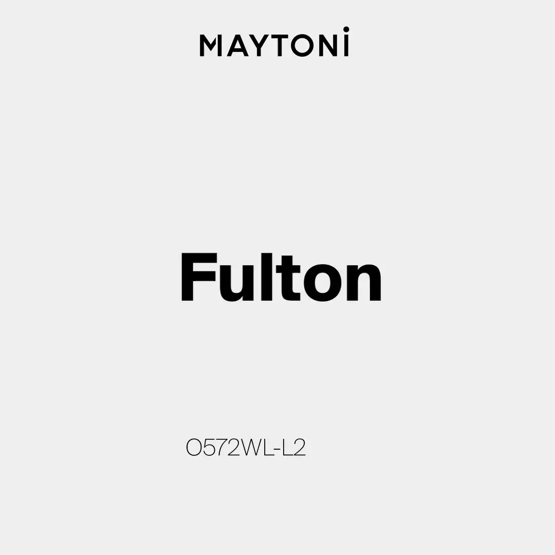 Видеообзор — Настенный уличный светильник Maytoni FULTON — черный