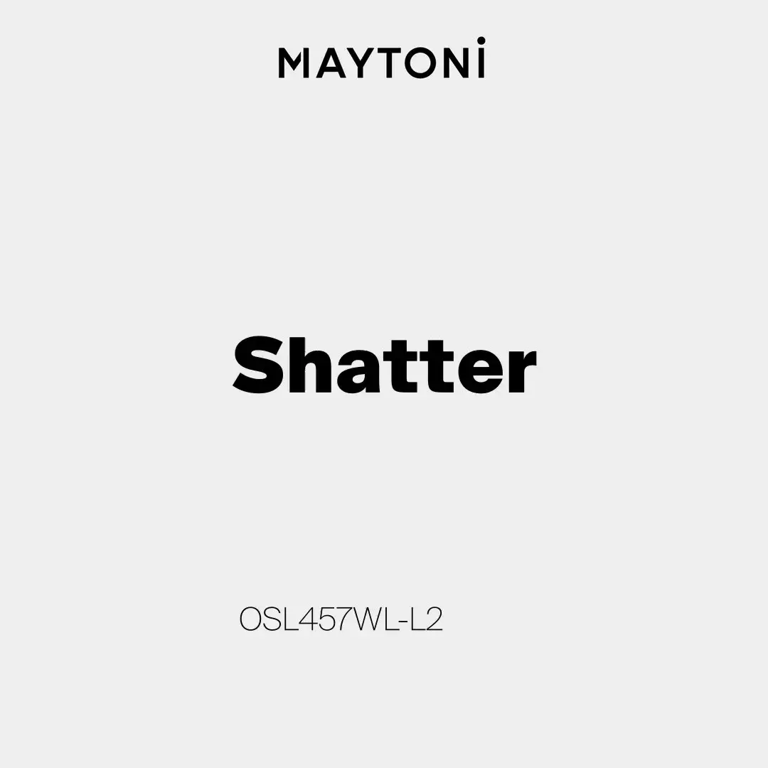 Видеообзор — Настенный уличный светильник Maytoni SHATTER — белый