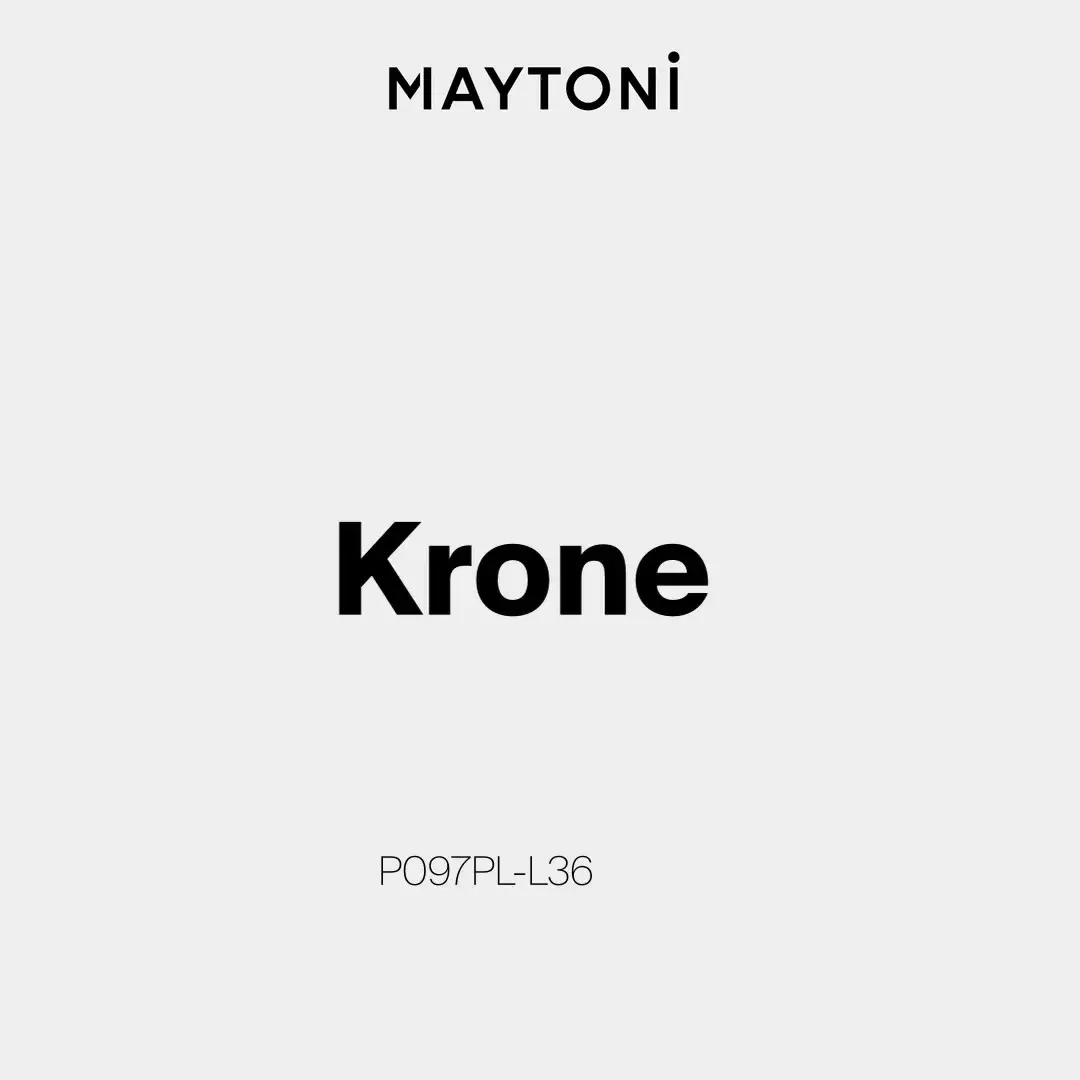 Видеообзор — Подвесной светильник Maytoni KRONE — прозрачный