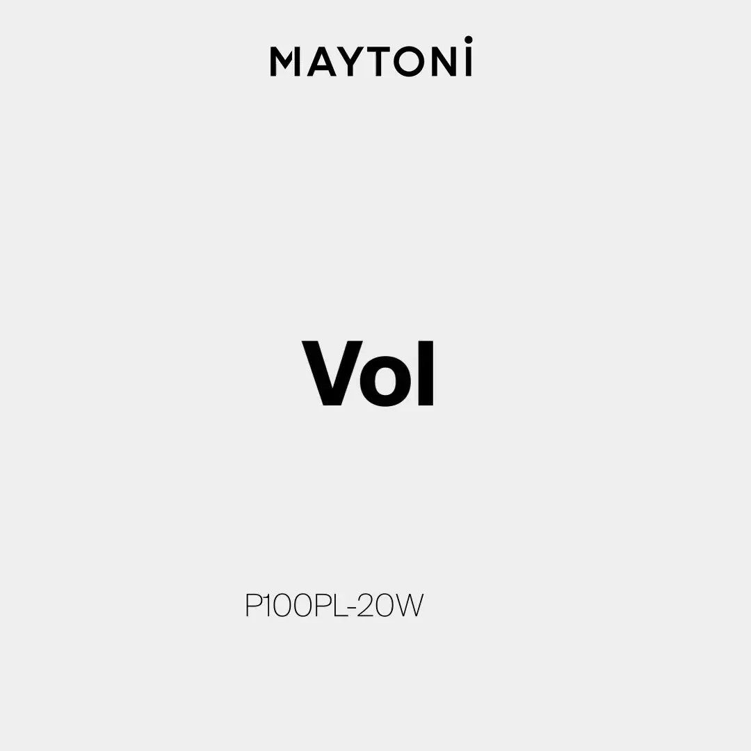 Видеообзор — Подвесной светильник Maytoni VOL — белый