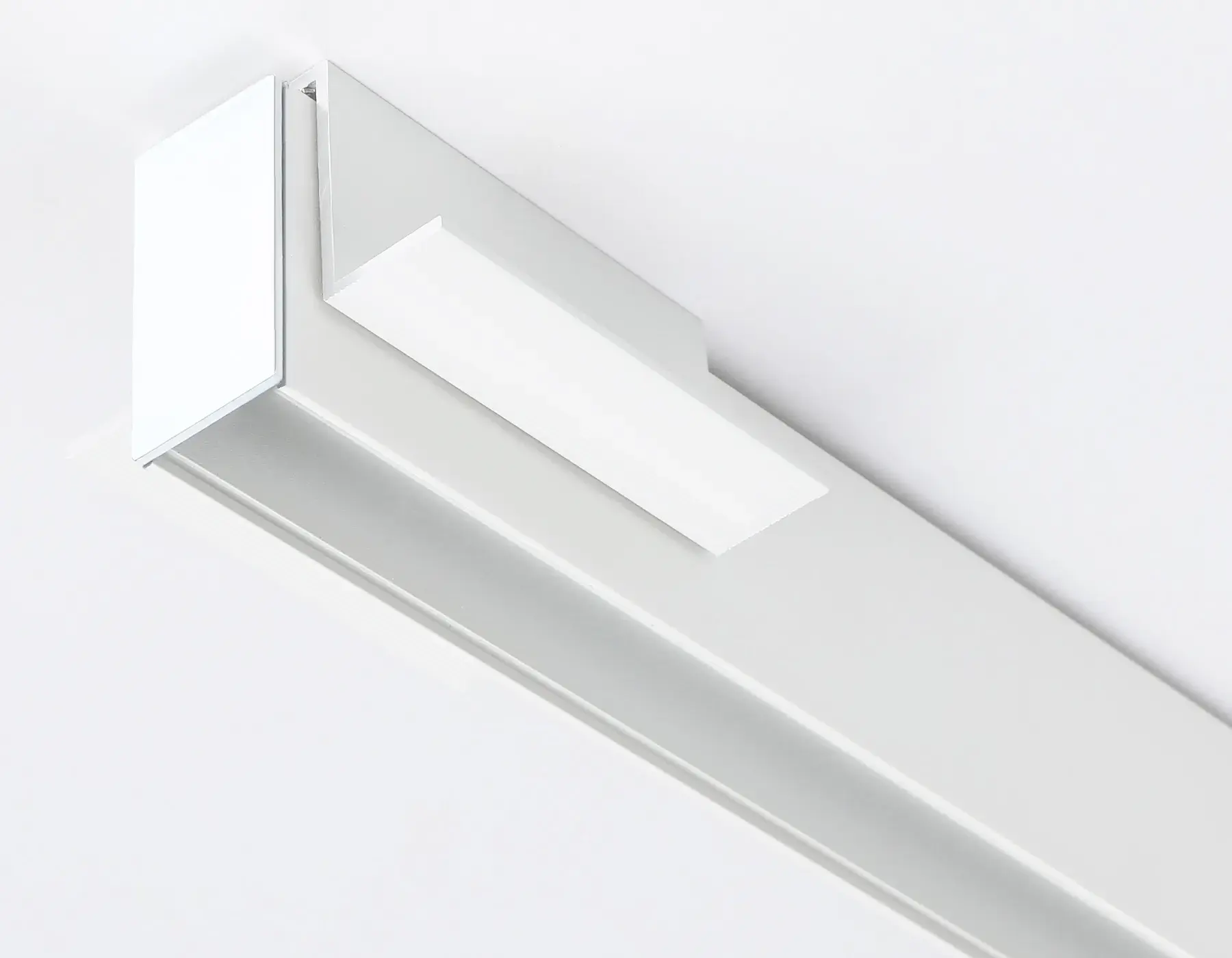 Крепление для встраиваемого монтажа накладного шинопровода Magnetic 20 48В белый Ambrella Light GL3600, ракурс 2