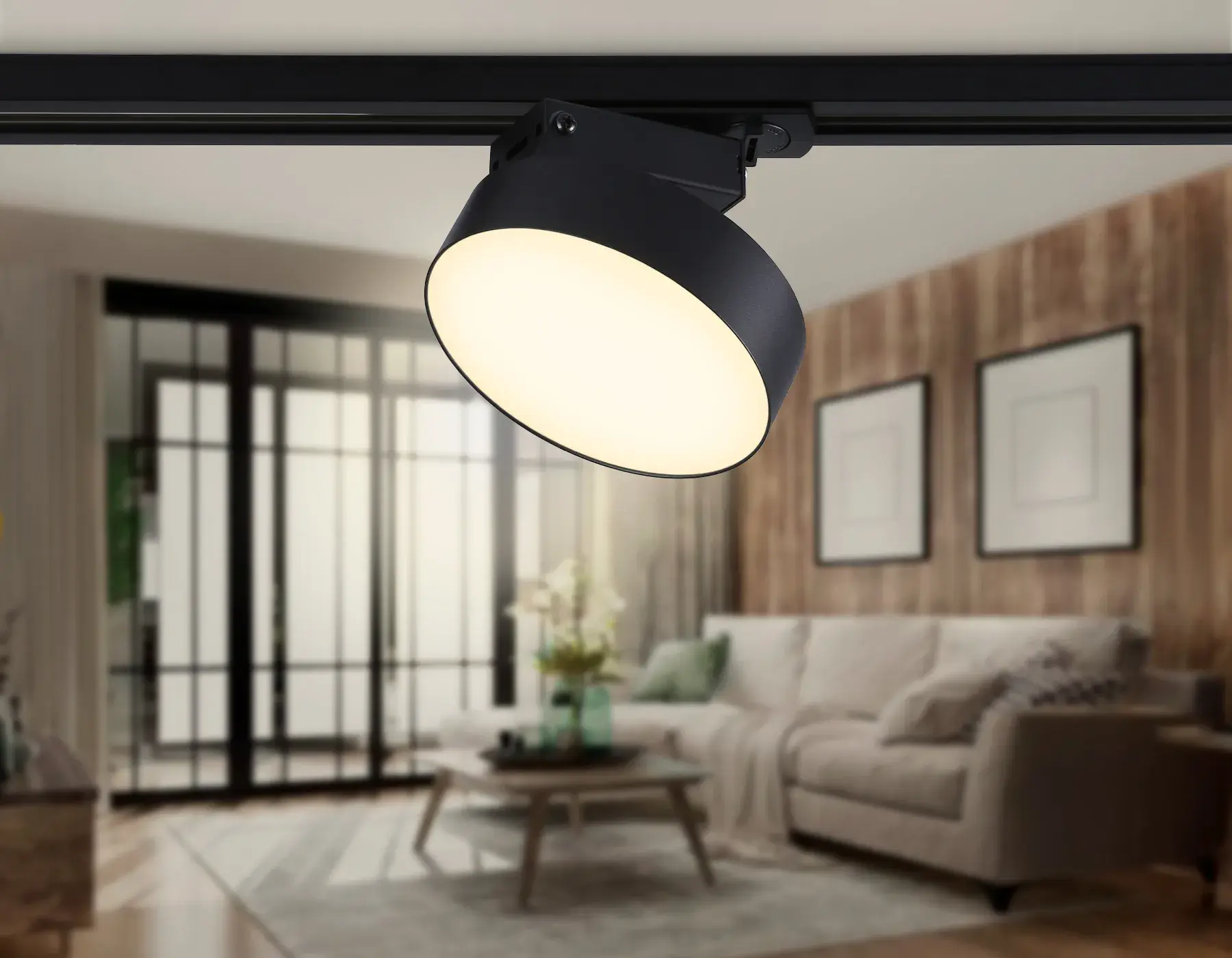 Трековый светильник Ambrella Light GL6839 — черный, ракурс 3