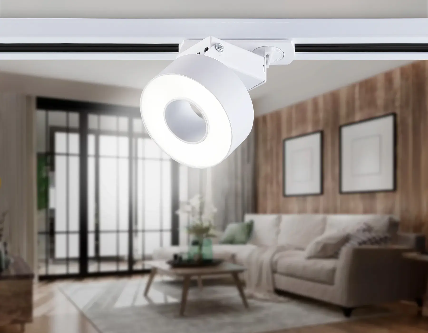 Трековый светильник Ambrella Light GL6861 — белый, ракурс 3