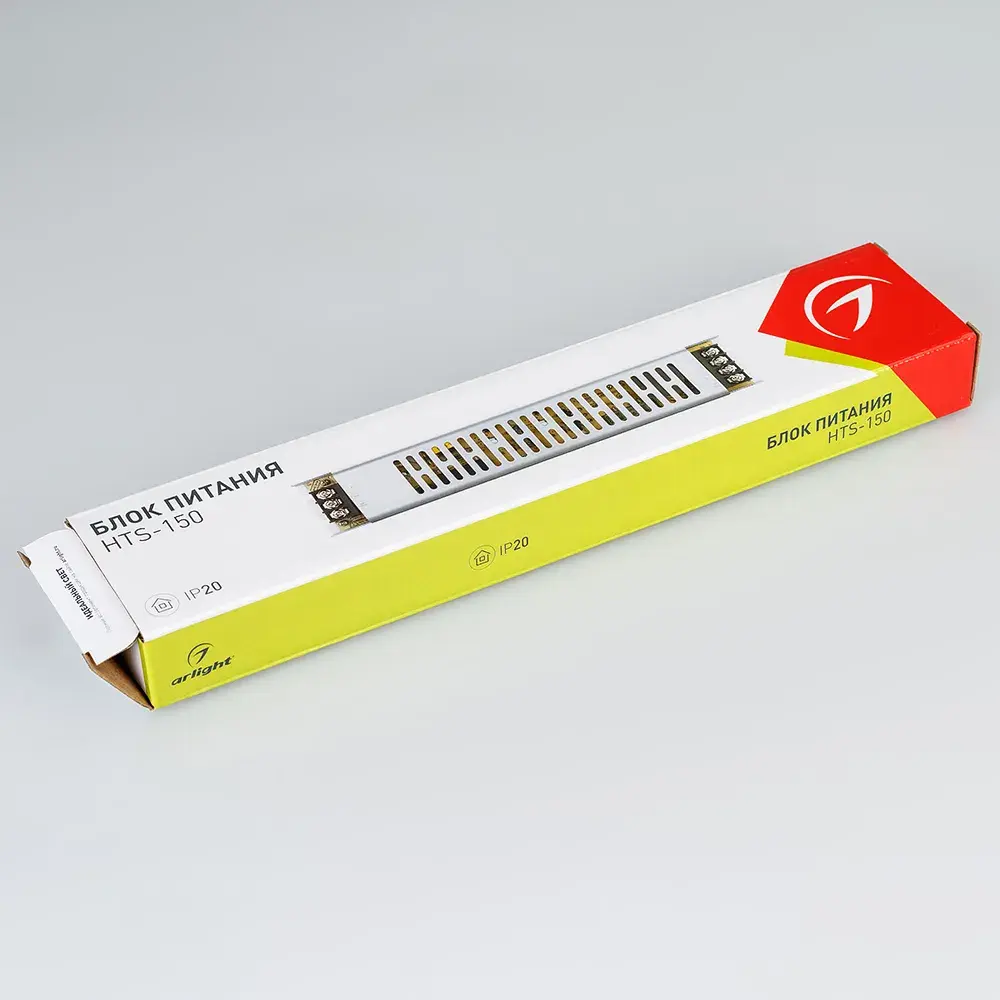 Блок питания HTS-150-24-LS (24V, 6.25A, 150W), ракурс 2
