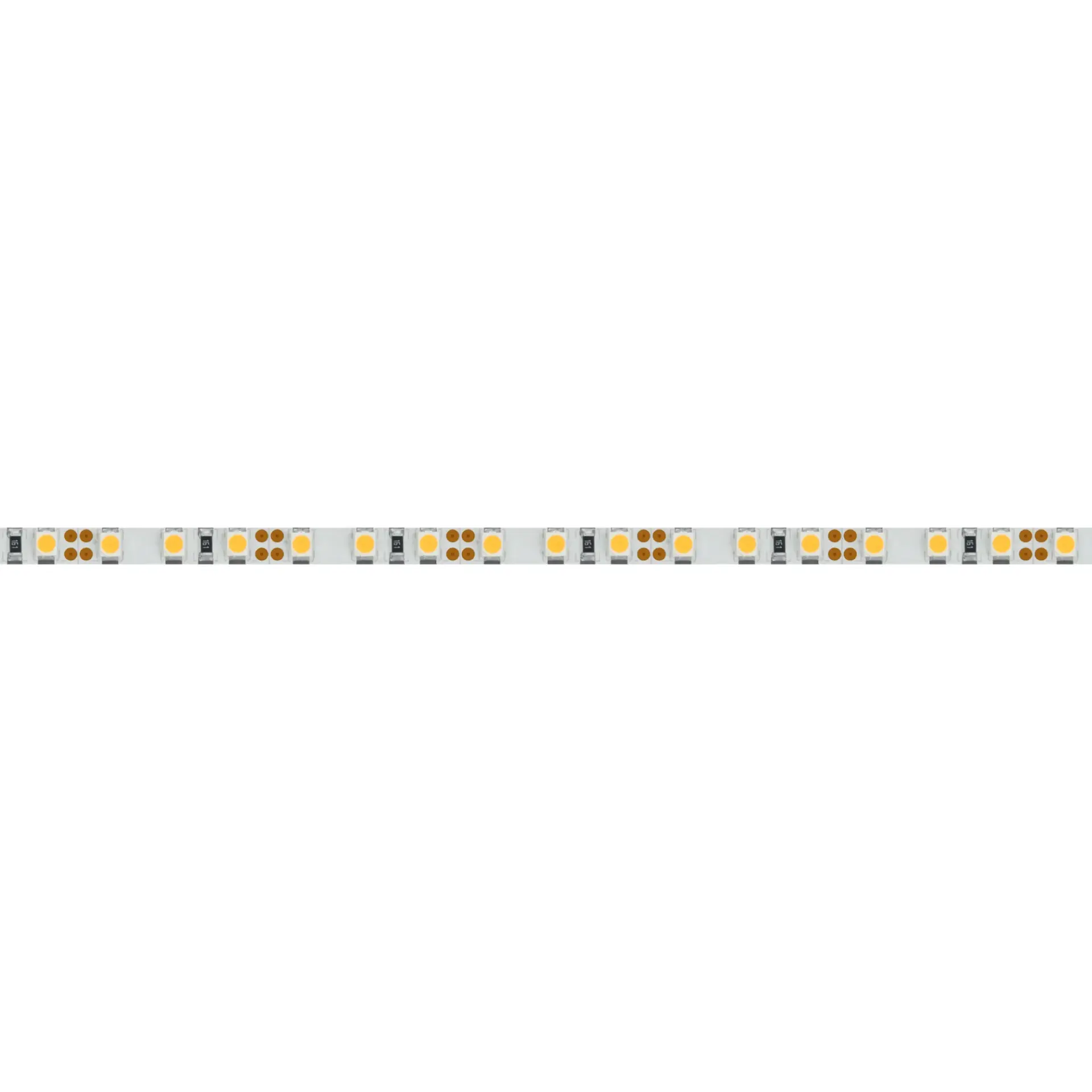 Светодиодная лента RT-A120-5mm 12V Warm3000 (9.6 W/m, IP20, 2835, 5m), ракурс 3