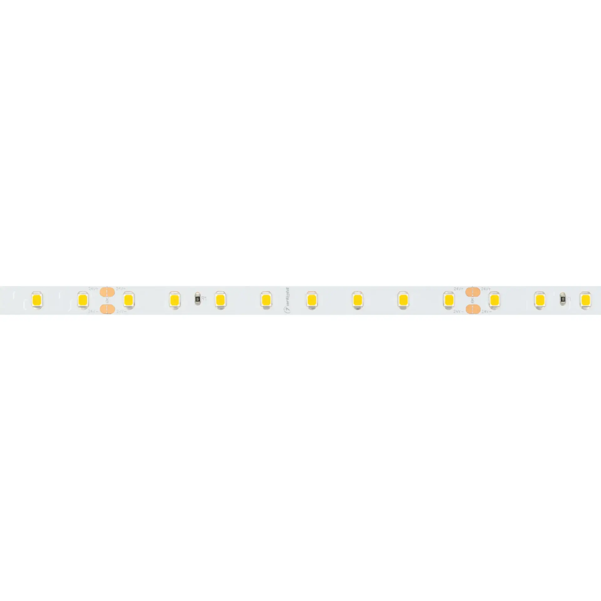 Светодиодная лента RT-A80-8mm 24V Day5000 (6 W/m, IP20, 2835, 5m), ракурс 2