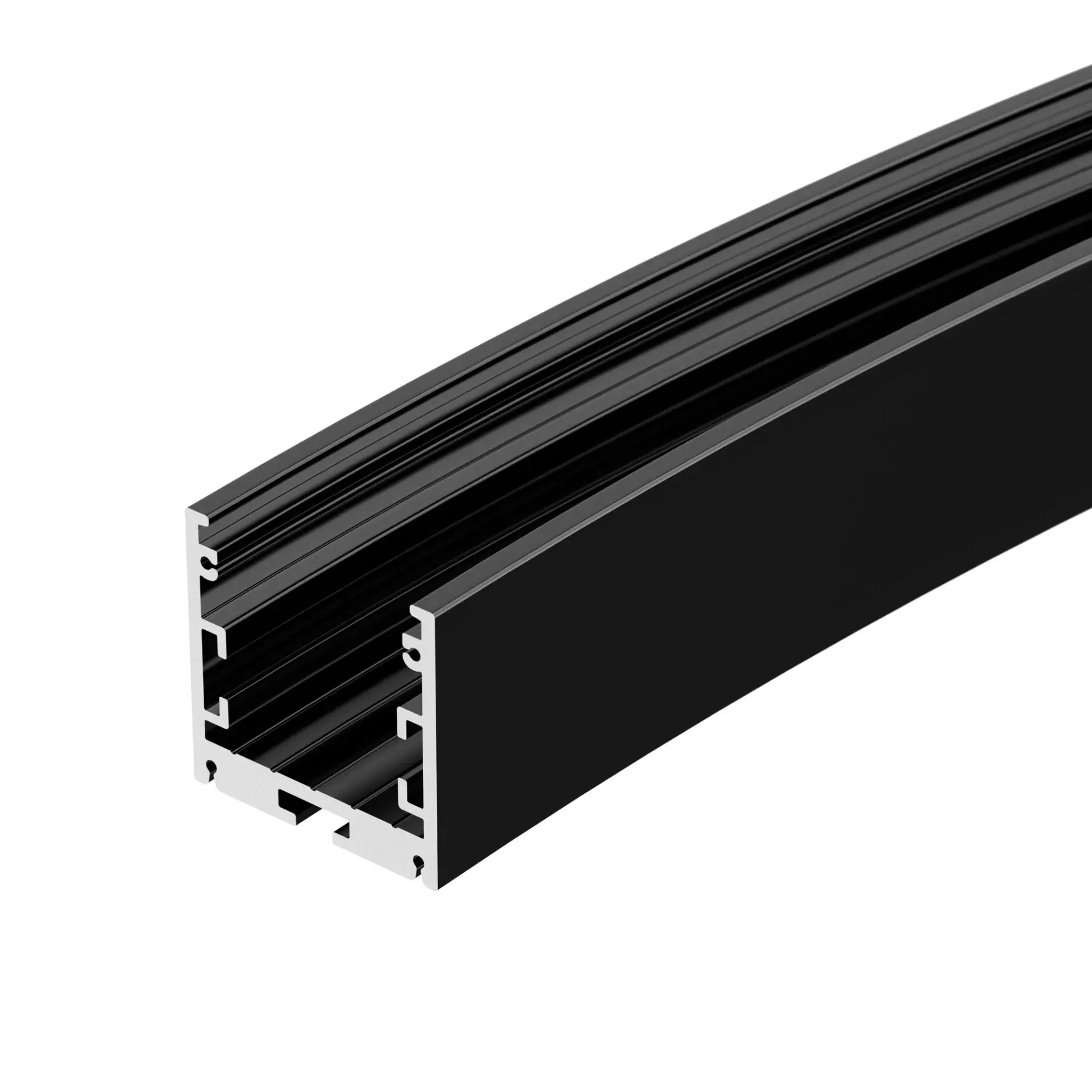 Профиль SL-ARC-3535-D1500-A90 BLACK (1180мм, дуга 1 из 4), ракурс 2