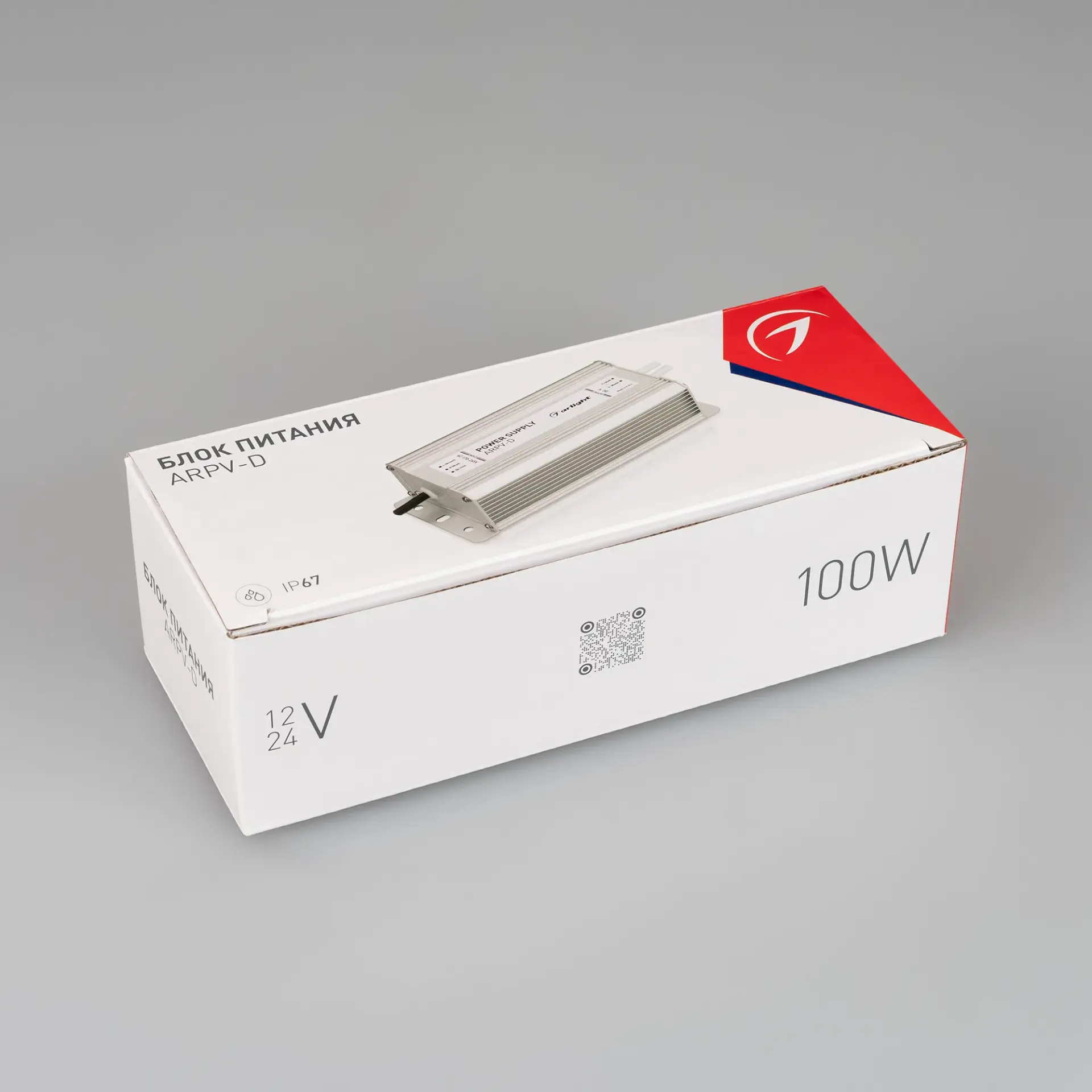 Блок питания ARPV-12100-D (12V, 8.3A, 100W), ракурс 4
