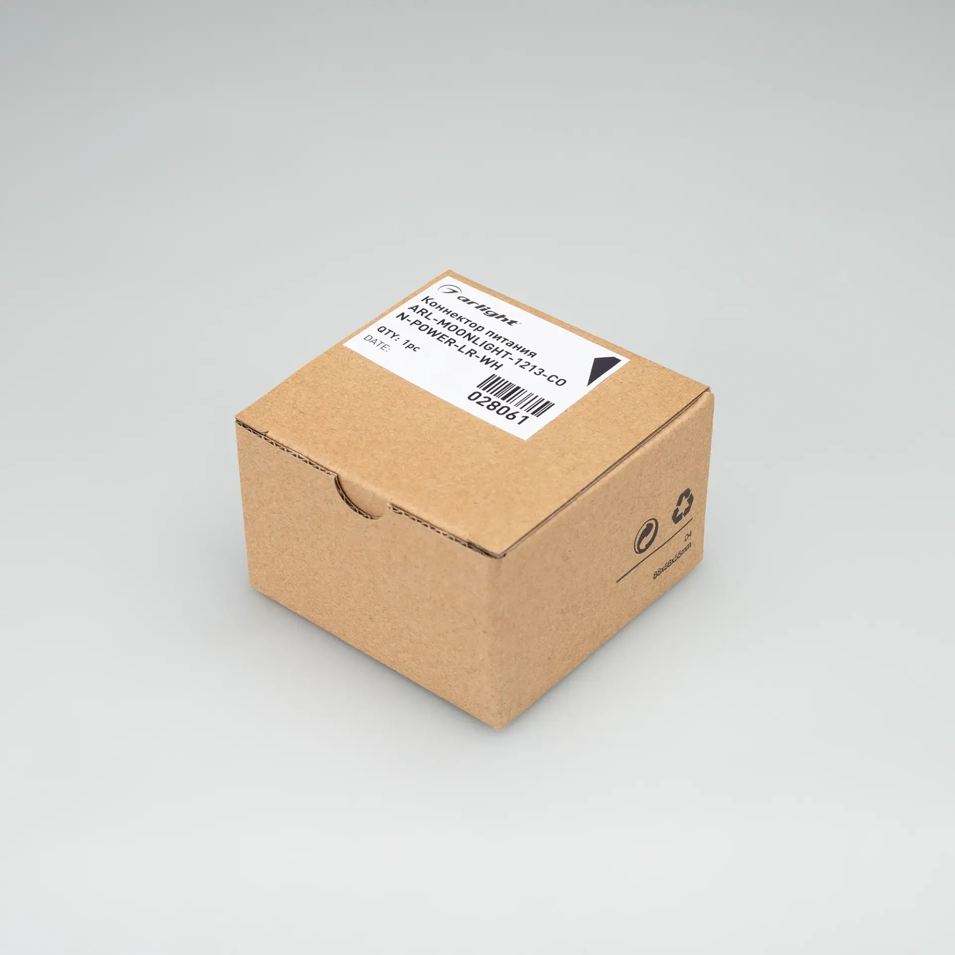 Коннектор питания ARL-MOONLIGHT-1213-CON-POWER-LR-WH